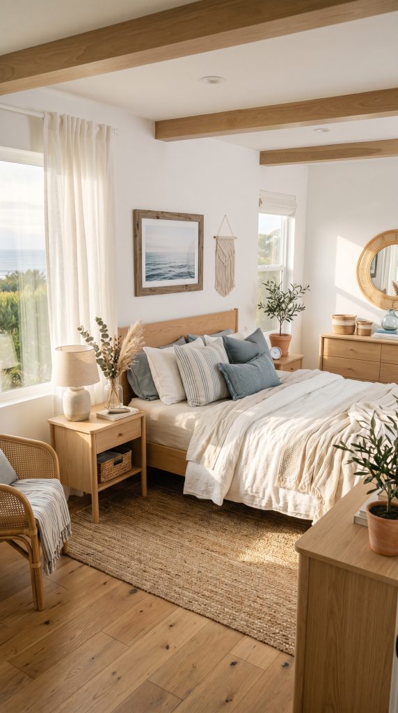 Airy bedroom featuring soft coastal 202606041633