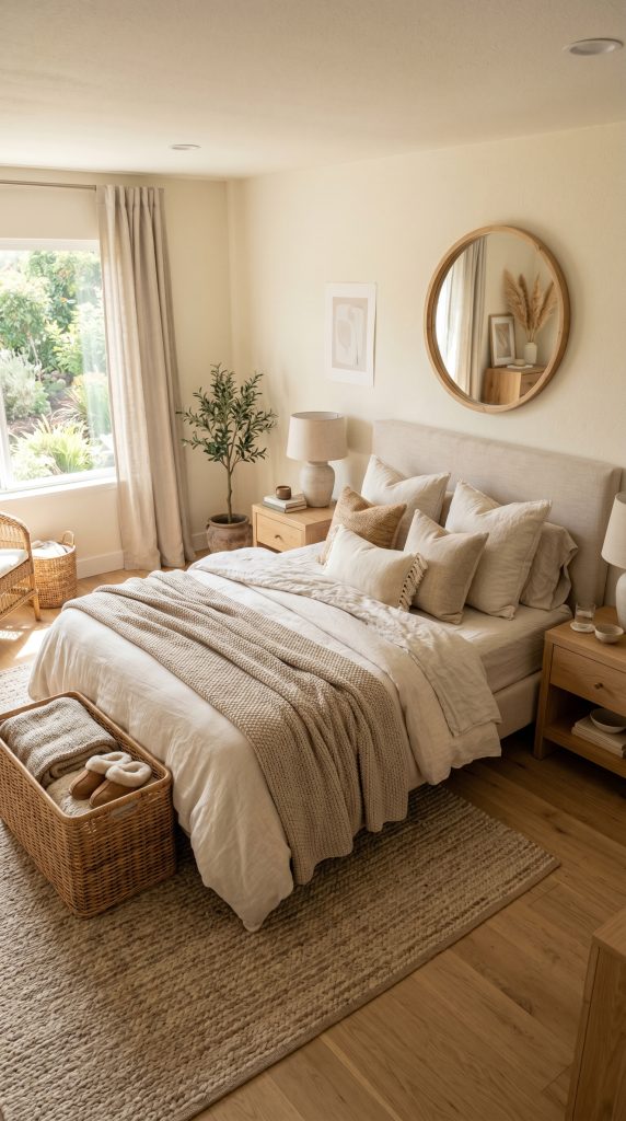 Neutral Bedding Room Ideas