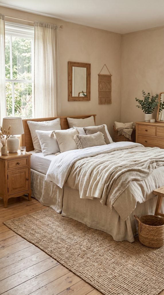 Charming bedroom featuring a relaxed 202606041637