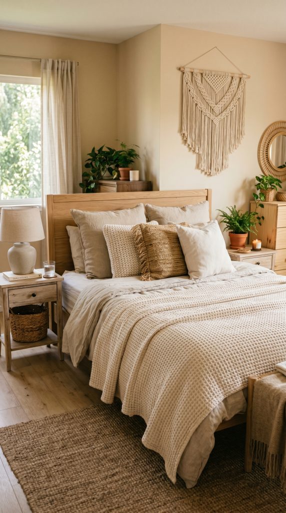 Cozy bedroom featuring a waffle 202606041643