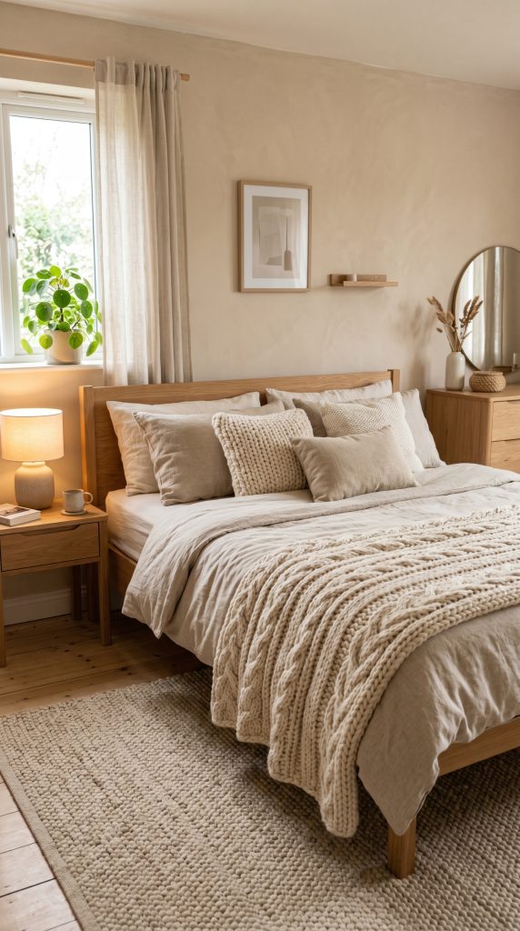 Neutral Bedding Room Ideas