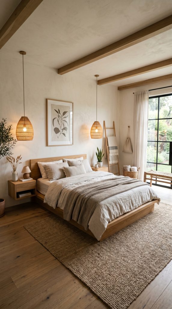 Modern organic bedroom featuring a 202606021054