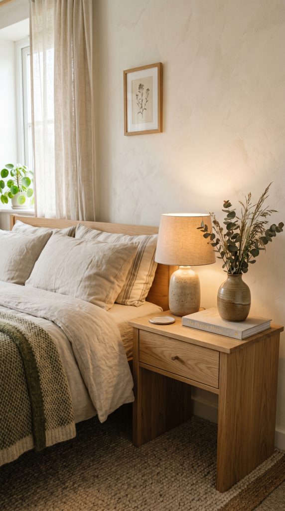 Organic bedroom featuring a clean 202606021105