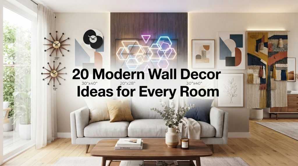 20 modern wall decor ideas
