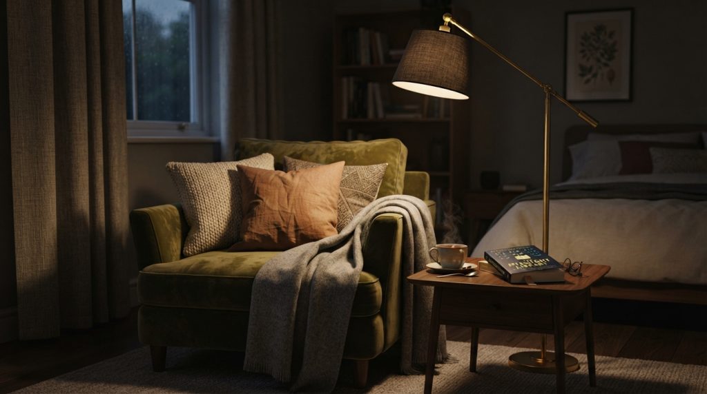 20 Bedroom Lighting Ideas for a cozy bedroom reading corner