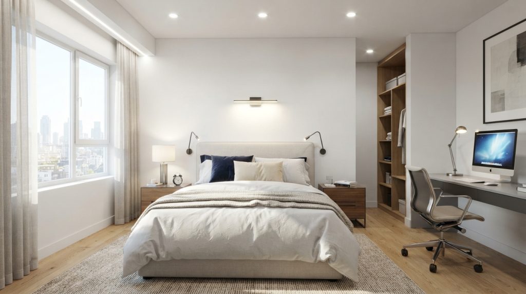 20 Bedroom Lighting Ideas with dimmable warm bedroom lights