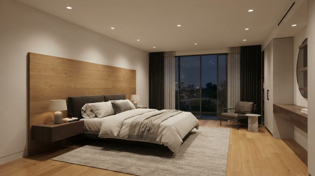 20 Bedroom Lighting Ideas with recessed ceiling lighting