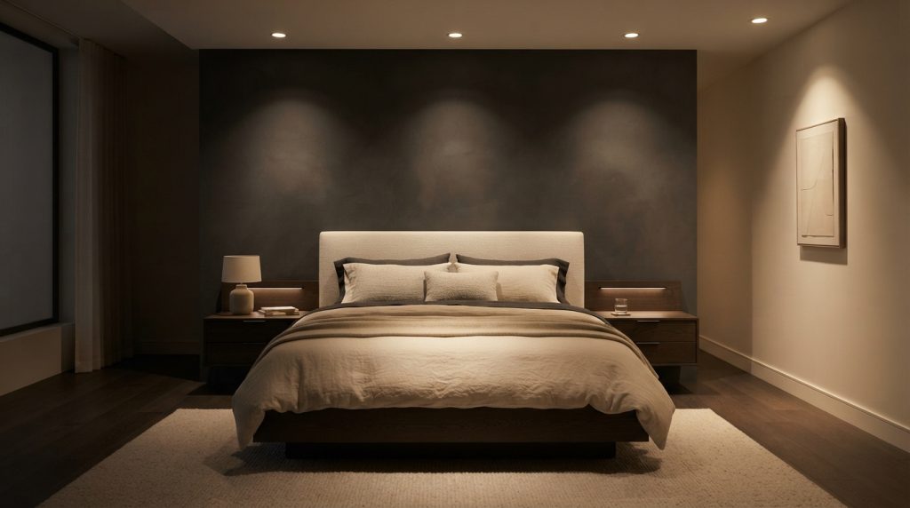 20 Bedroom Lighting Ideas with recessed ceiling lighting