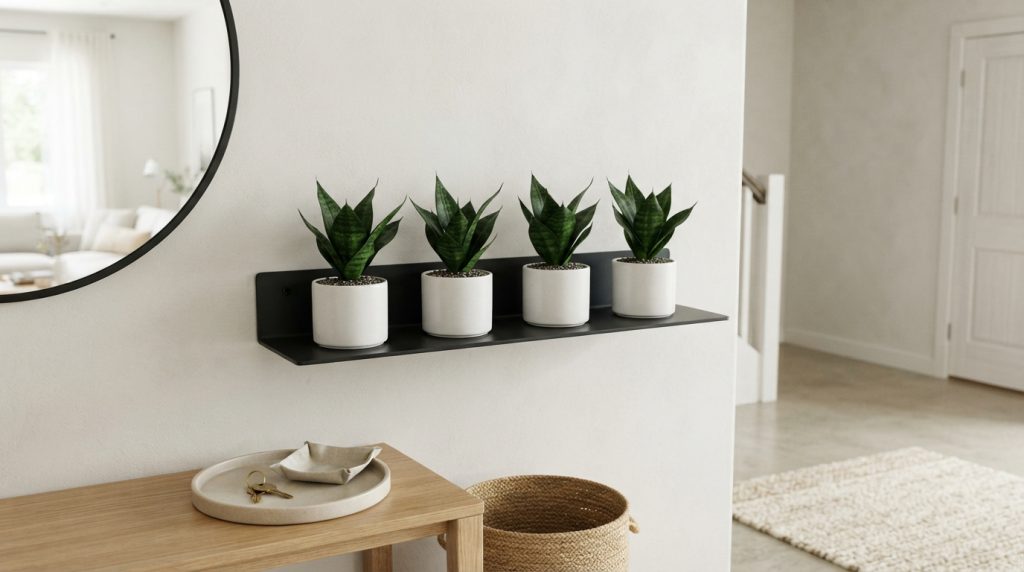 Minimalist entryway with snake p… 20260923142923