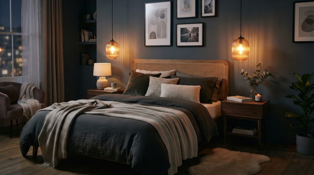 Pendant lights in modern bedroom 20260910170738 1