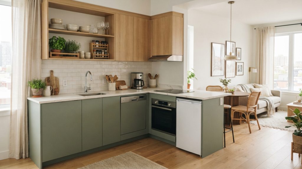 small space open kitchen design ideas