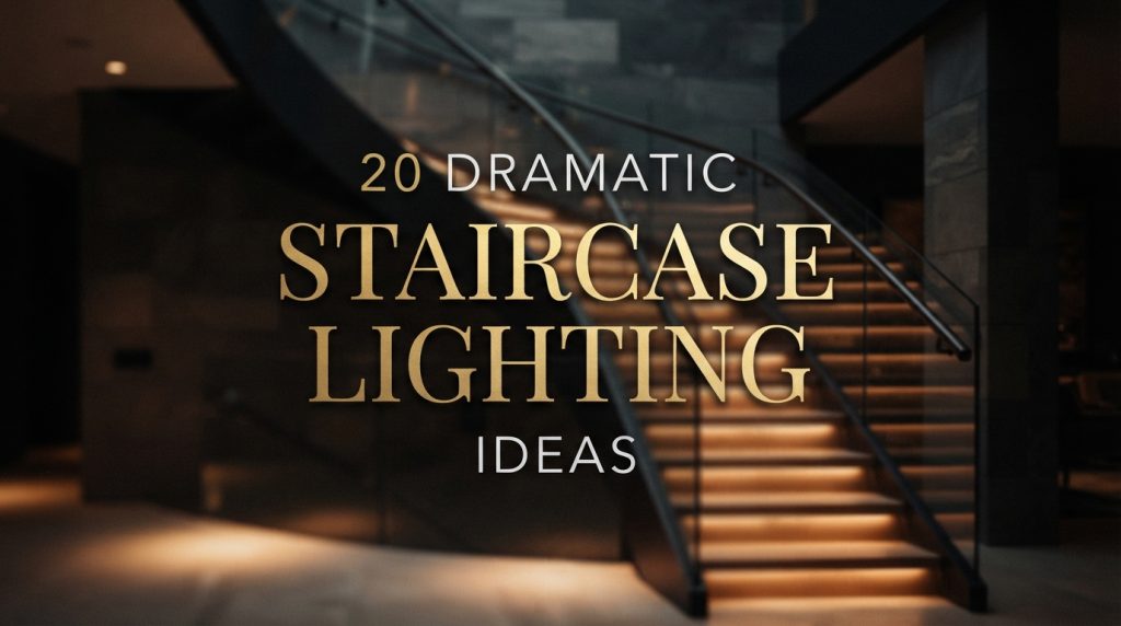 20 staircase lighting ideas