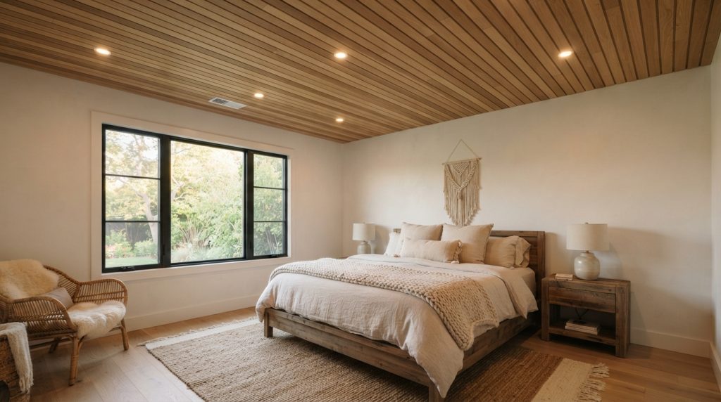 Wooden panel ceiling in bedroom 20260914204253